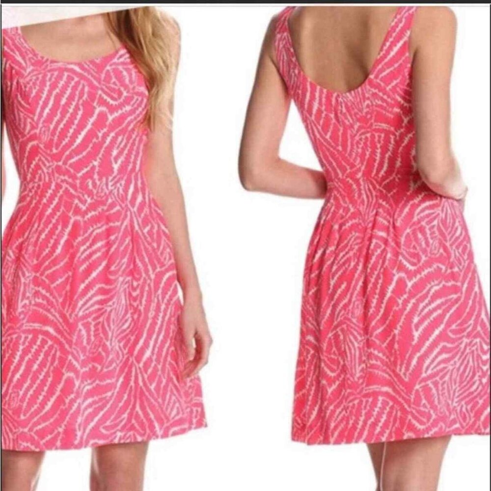 Lilly Pulitzer Posey Dress in Show Me Your Stripes (zebra pink) Size 2